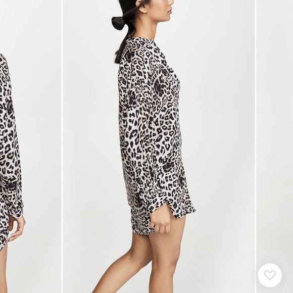 Mikoh Revolve Cannes Tunic Leopard Print Womens 2 - Picture 3 of 12